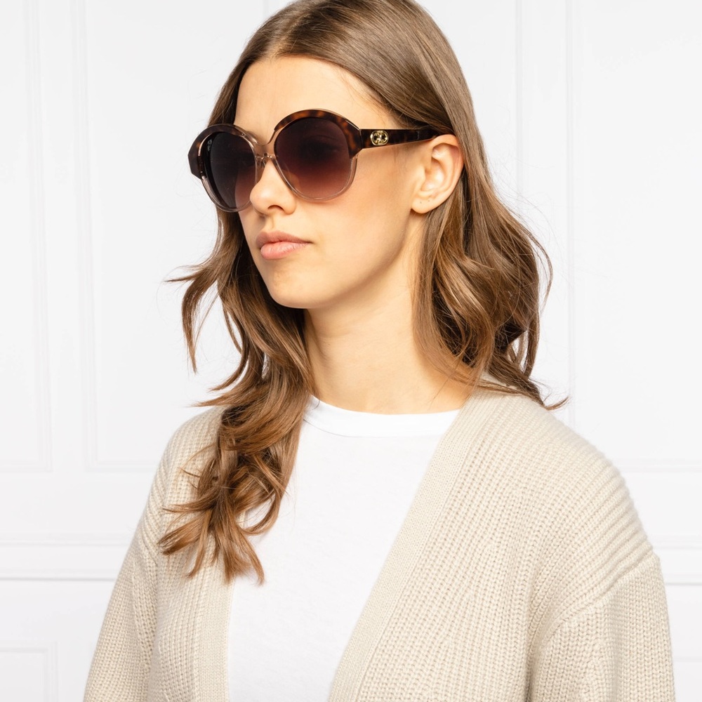 CELINE SPOTTED HAVANA MAILLON TRIOMPHE CL40154I SUNGLASSES - Picture 2 of 9